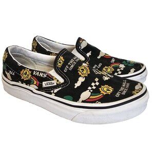 VANS Better Day Slip-on Skate Shoe Sneaker Mens 4.5 Womens 6 Low Smileys Rainbow